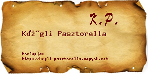 Kégli Pasztorella névjegykártya